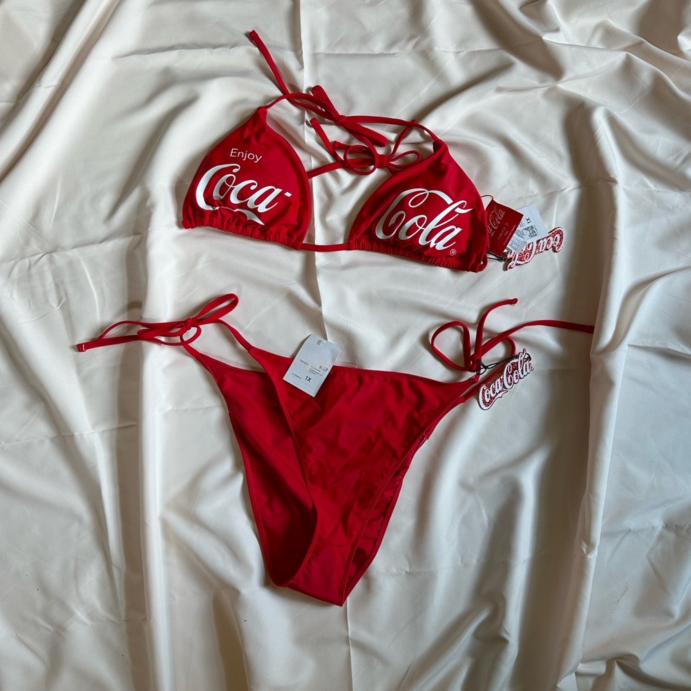 Forever 21 x Coca Cola bikini set, size 1X